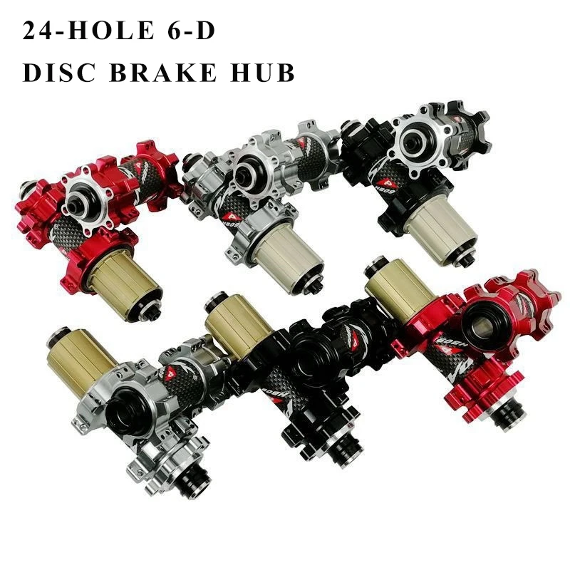 Mountain Bike Bicycle Disc Brake Hub Cubos Front and Rear Axles 24-hole Straight Super Loud Drum Bicycle Wheel Axil Hub enlarge