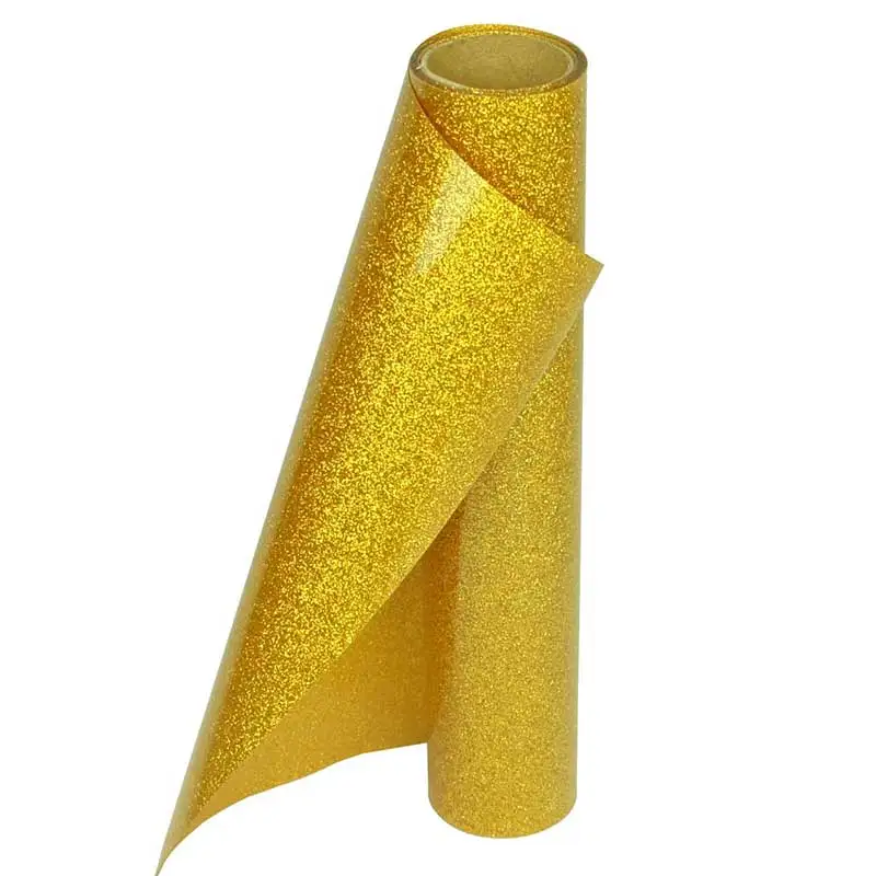 Блестящий термотрансферный виниловый рулон винил 50x100 см HTV для футболок