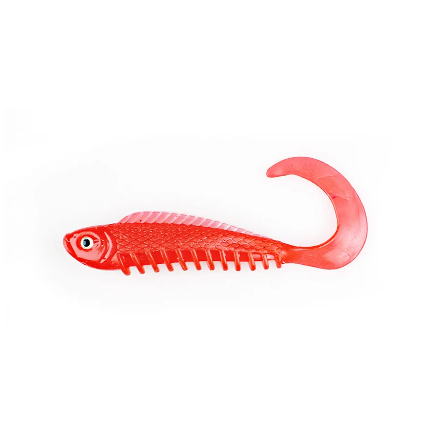 2 шт./лот рыболовные мягкие приманки силиконовый червь 10 см/6 5 г искусственная