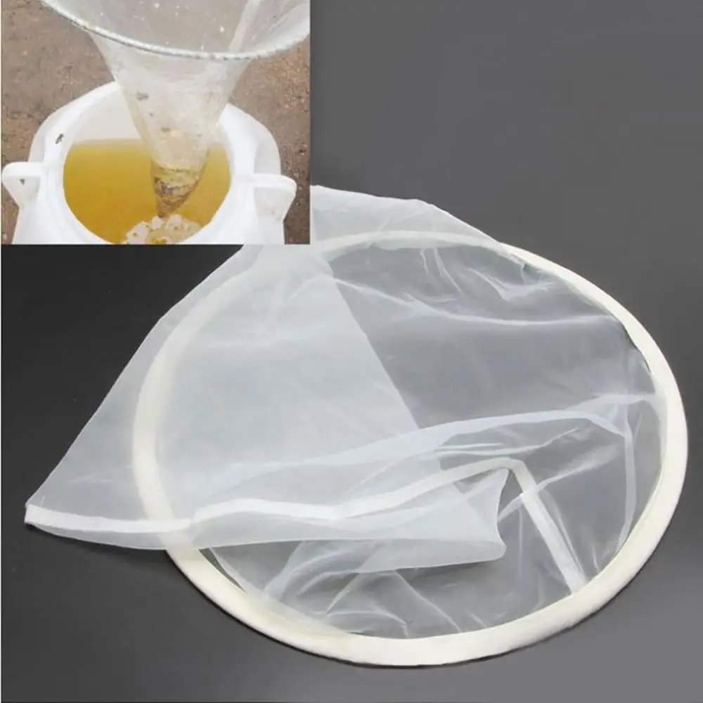 beekeeping Honey Filter Net Nylon Cone-shape Strainer Screen Apiary Equipment 35x40cm пчеловодство 2FM | Дом и сад