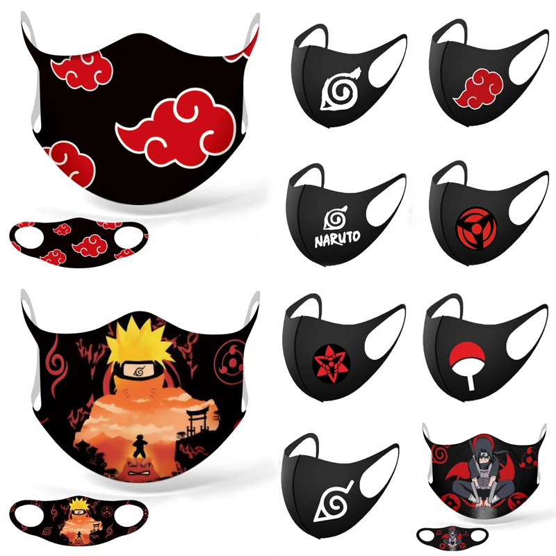 Маски для косплея аниме Спортивная моющаяся Пылезащитная маска на половину