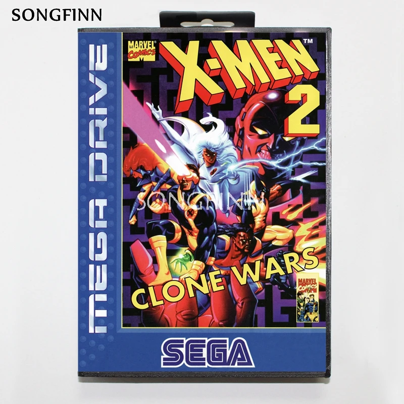 

16 bit MD Memory Card With Box for Sega Mega Drive for Genesis Megadrive - x-men 2