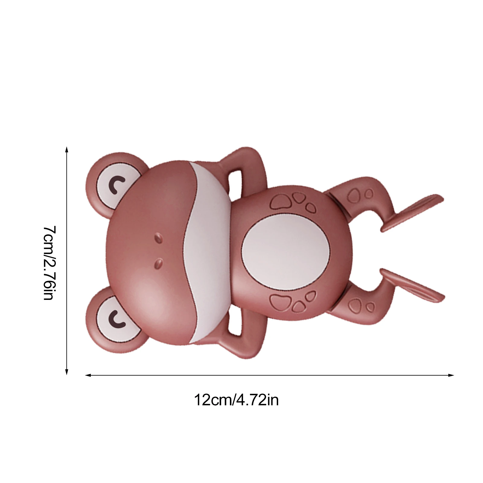 

Wind-up Animals Frog Bath Toys for Baby 0 12 24 Months Classic Toy Swimming Pool Water Game Chain Clockwork Rowing Toys for Kids
