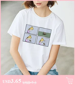 Summer New Pink Fashion Korean Style Women's Japanese Peach Juice Drink Print Harajuku Vogue Casual Loose Kawaii Female T Shirt