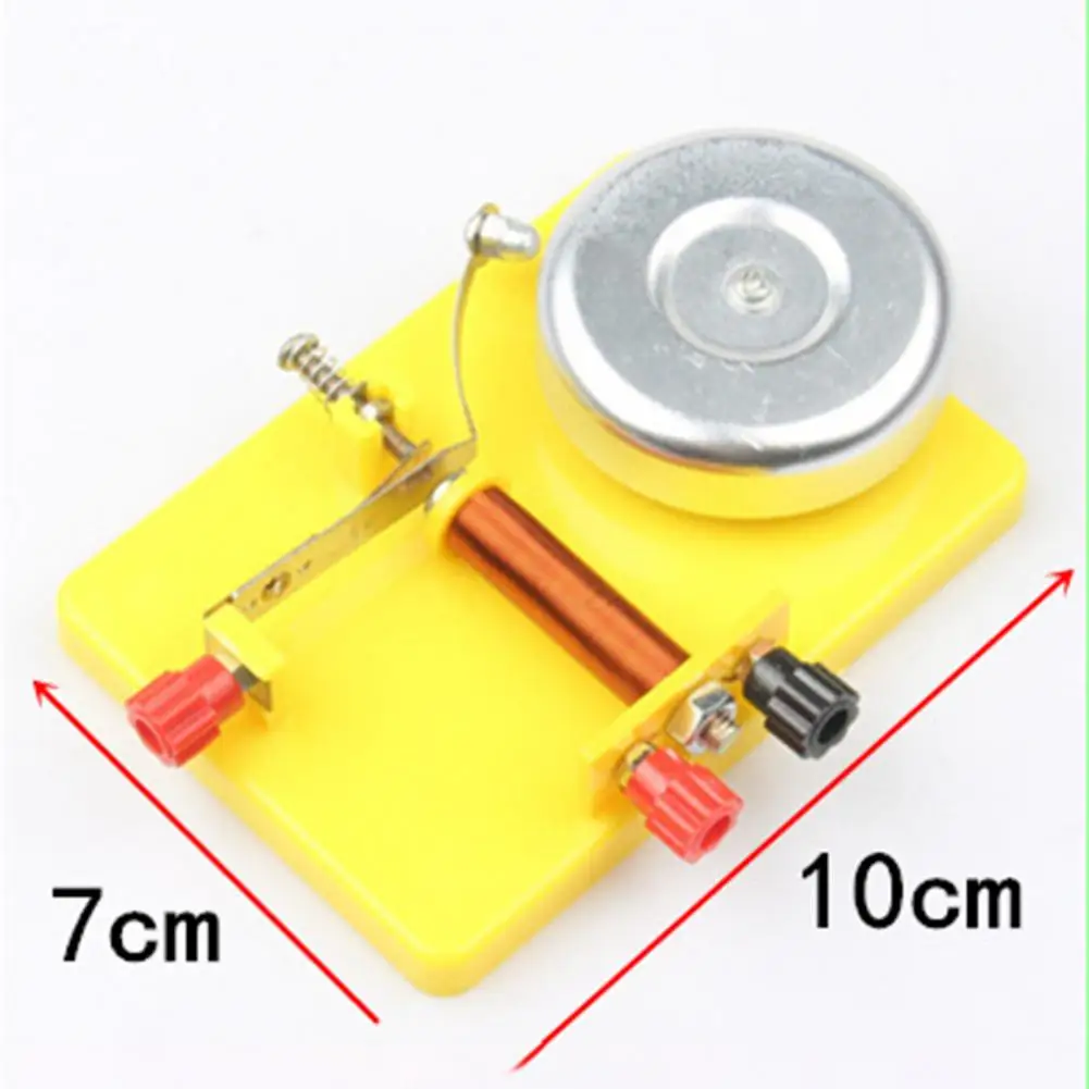 

Elastic Spring Design Trembler Bell Toy Creative Electric Circuit Ring Bell Experiment Toy for Entertainment