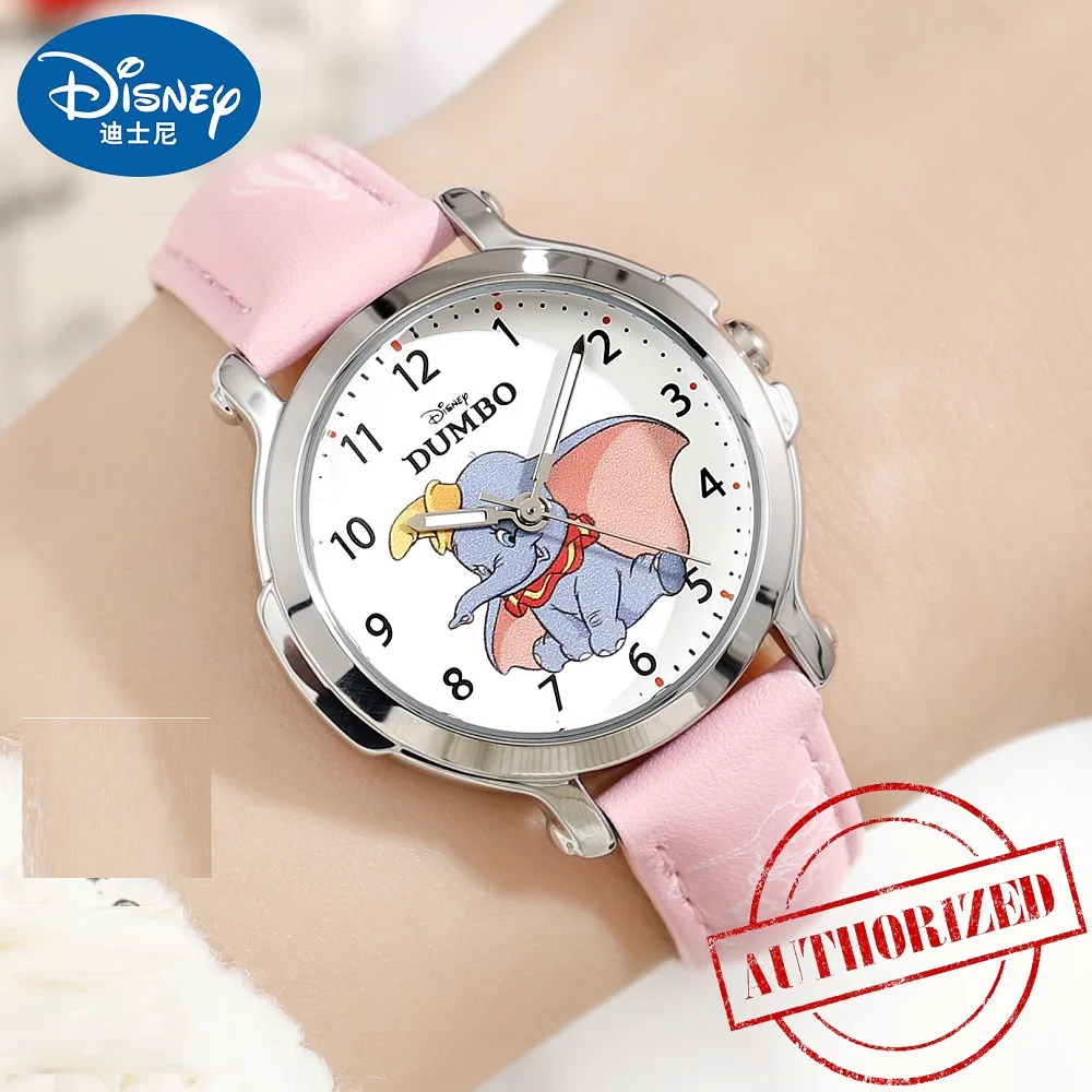 Детские часы Disney Дамбо водонепроницаемые светящиеся электронные для мальчиков и