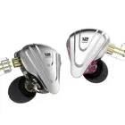 KZ ZSX Terminator Metal 5BA + 1DD гарнитура гибридные 12 драйверов Hi-Fi наушники-вкладыши с монитором и шумоподавлением