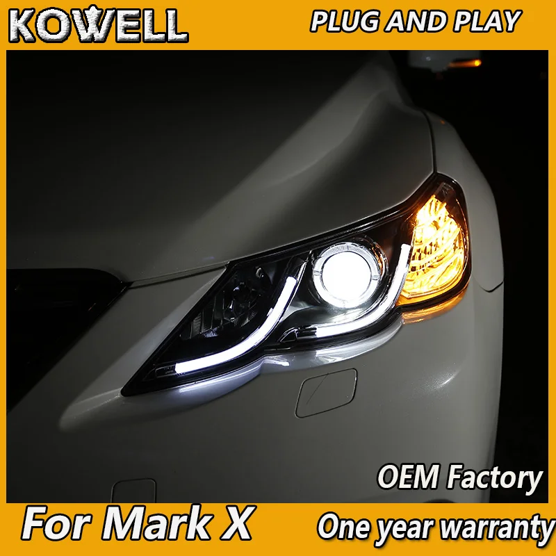 Передняя фара для Toyota Mark X фары 2010-2013 Reiz LED/Ксеноновые светодиодные Аксессуары фар