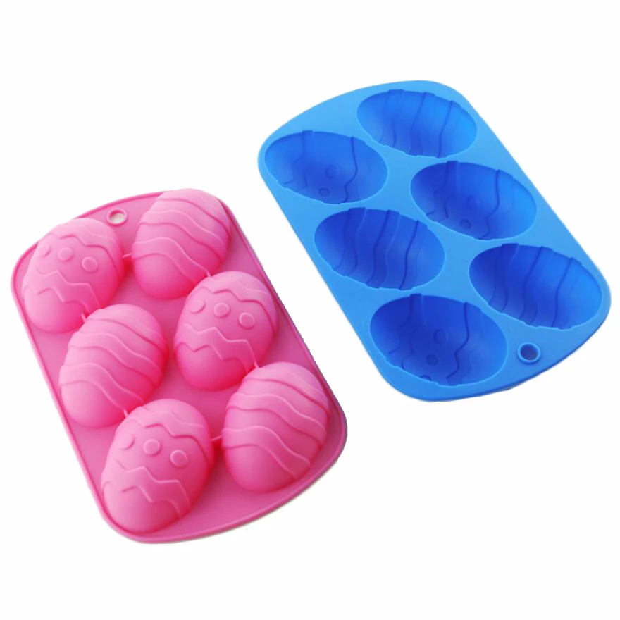 Форма для выпечки пасхальных яиц с 6 отверстиями силиконовые инструменты