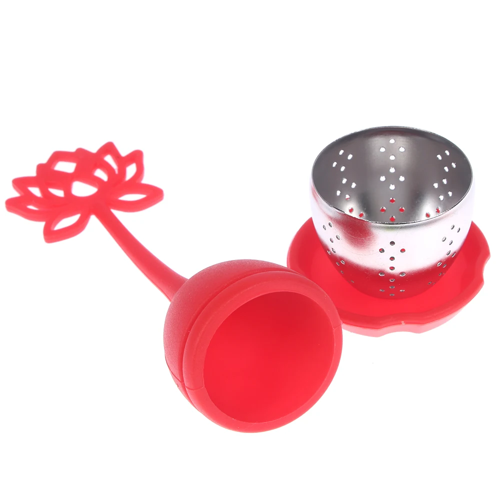 Ситечко для чая Lotus из нержавеющей стали ситечко заваривания фильтр трав и специй