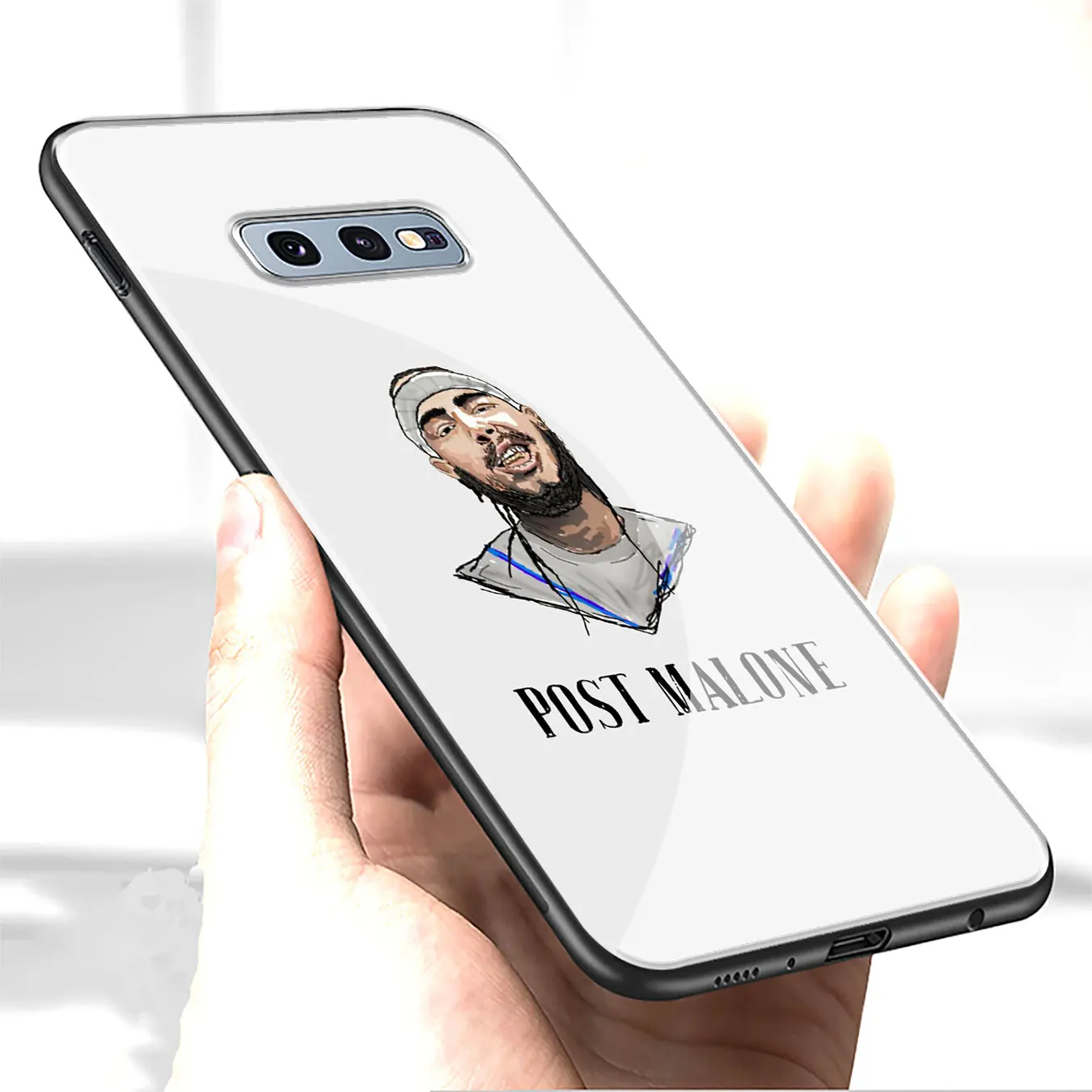 Post Malone закаленное Стекло чехол для samsung Galaxy S10 S9 S8 Note 8 9 10 плюс A10 A20 A30 A40 A50 A60 A70 |