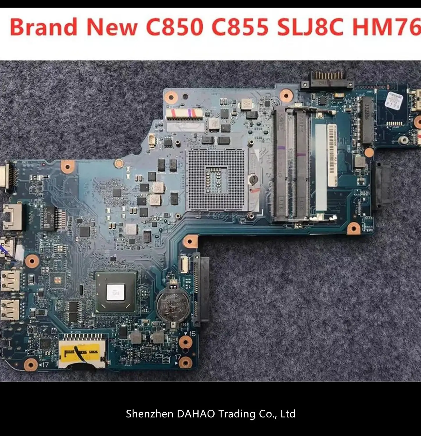 

H000052590 For Toshiba Satellite C850 L850 Laptop Motherboard 15.6'' HM76 HD4000 DDR3 Support i3 i5 i7