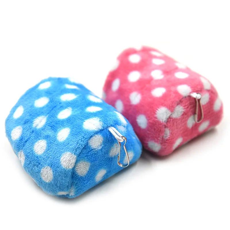 10*6cm Cotton Bed Blue Pink Hamster House Soft Small Animal Cage Winter Warm Nest Doggie Kitten Pets Supplies | Дом и сад