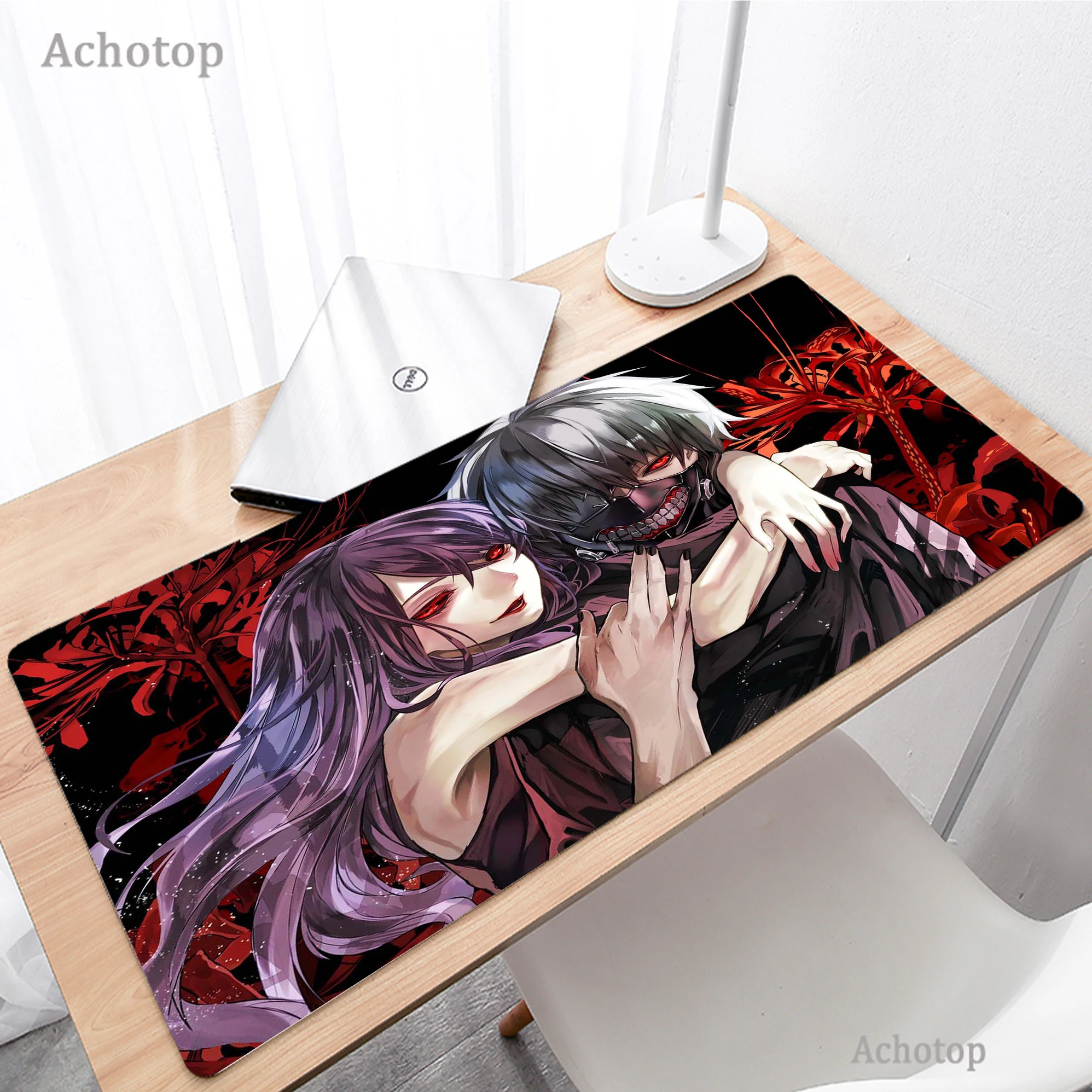 Tokyo Ghoul Style Mouse Pad Computer Gaming 900x400 For Keyboard Mousepad Antislip Natural Rubber With Locking Edge Mouse Mat