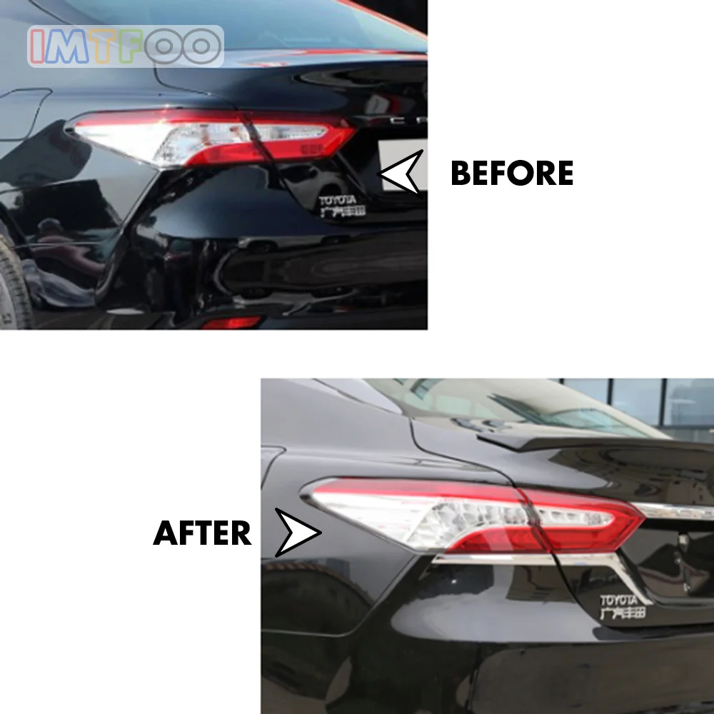 Автомобильный Стайлинг хромированная накладка на заднюю часть для TOYOTA CAMRY 2018 2019