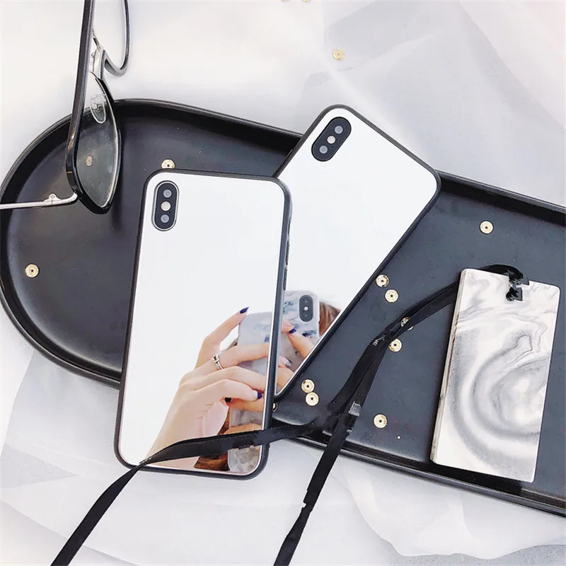 Чехол для OPPO Reno 10X роскошный мягкий чехол из ТПУ с зеркалом A9 2020 A3S A5 S A37 A57 A83 AF5 F9 F11