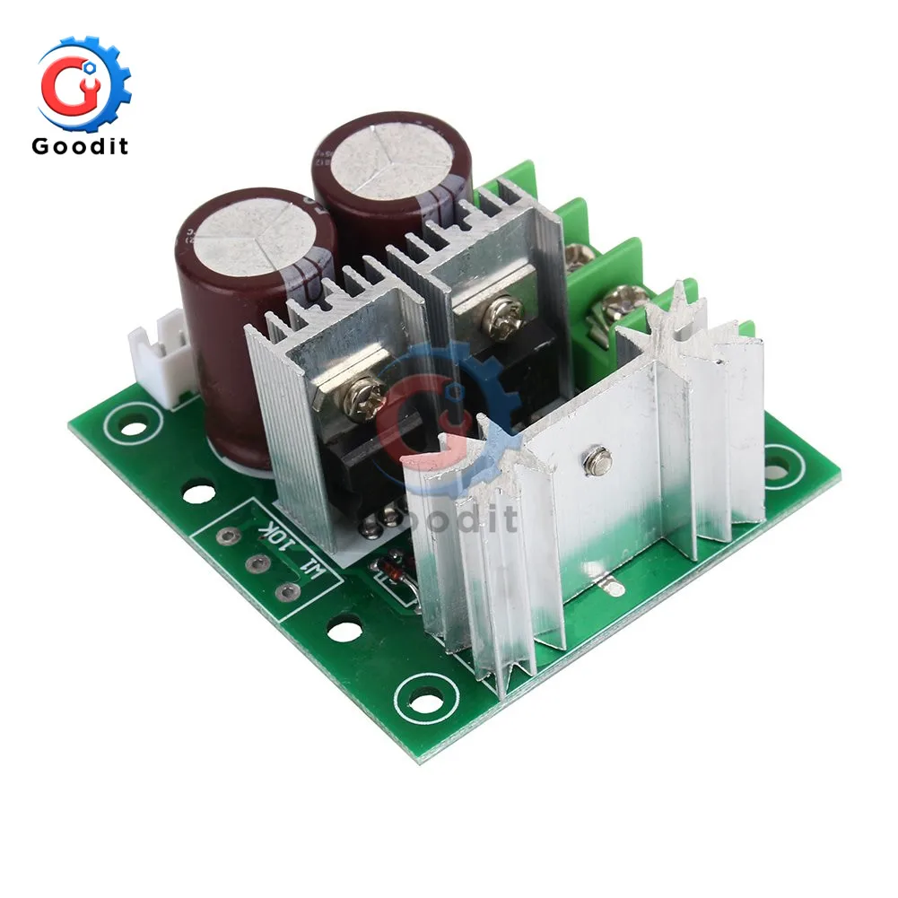 Регулируемый регулятор скорости двигателя постоянного тока PWM DC 12 V-40 V 400W 10A управление 13kHz Регулируемый Модуль привода 24V 36V CCMHC CCMHCW плата