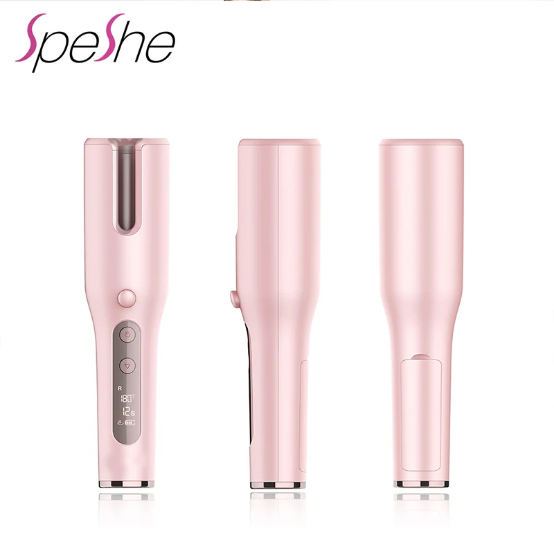 Automatic Hair Curler Electric Cordless Hair Curling Iron USB Rechargeable Wireless Ceramic Air Curler Wand Waves Styling Tools
