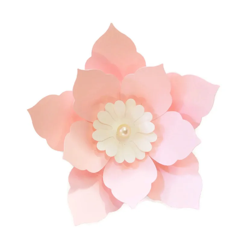 10 см легко DIY бумажные цветы для свадебных декораций поделки декор детской стены