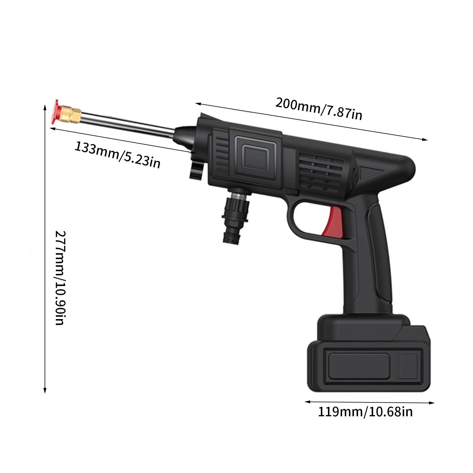 Купить Автомобильная моечная машина очистительный пистолет водяной пистолет Портативный Аккумуляторный автомобиль очиститель высокого Давлени... Дешево Автомобильная моечная машина очистительный пистолет водяной пистолет Портативный Аккумуляторный автомобиль очиститель высокого Давлени...