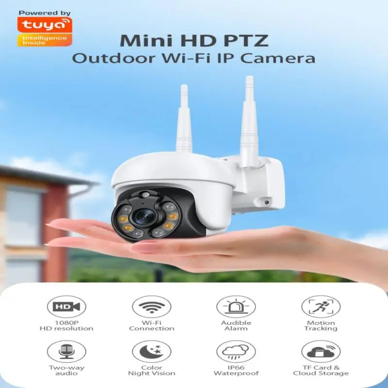 

IP-камера видеонаблюдения, 1080P HD, Wi-Fi, 2 Мп, с обнаружением движения, двусторонней аудиосвязью, PTZ