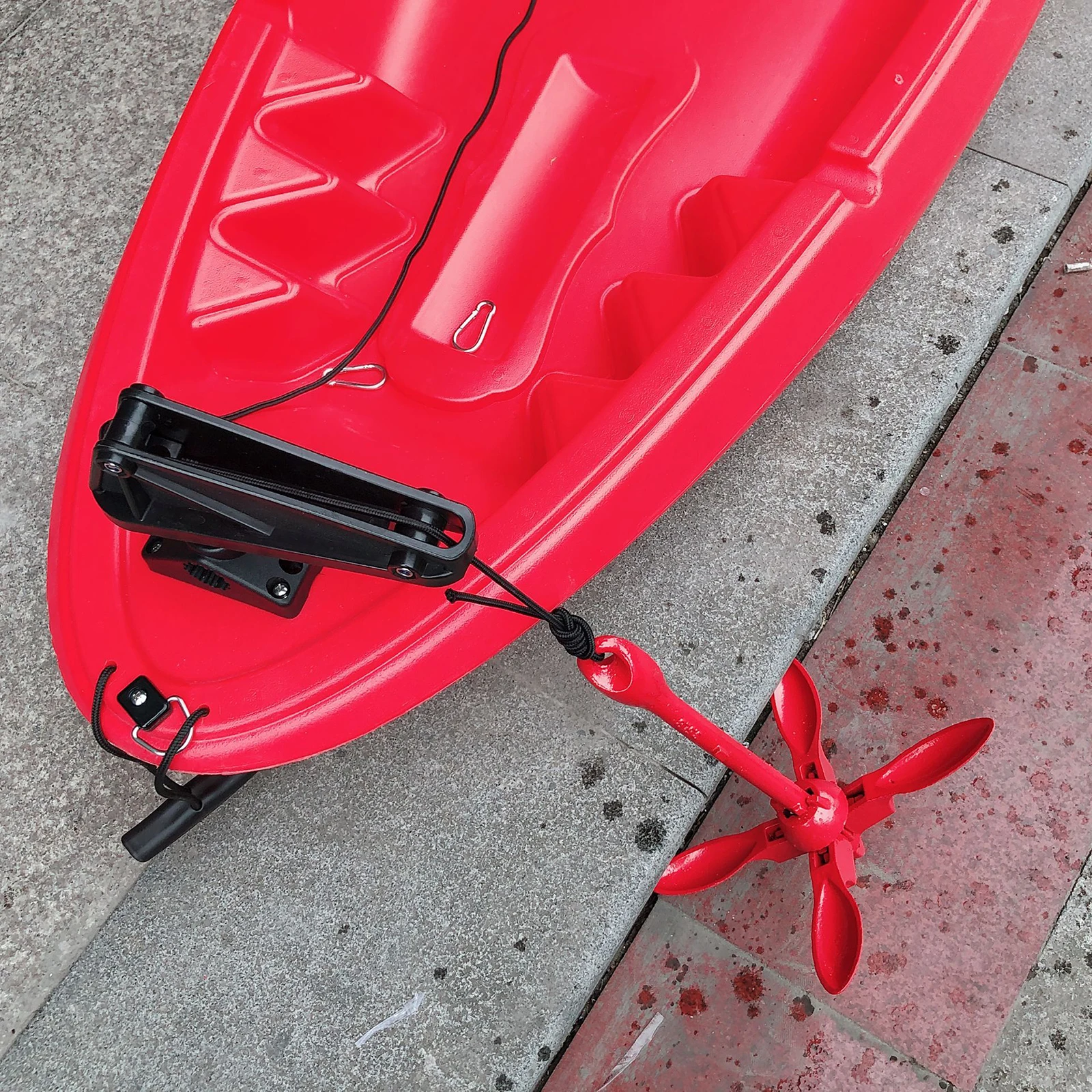 

Marine Boats Rope Guide Swivel Anchor Lock Anchor Reel Lock Kayak Canoe Side Ceiling Mount Rope Roller Lift Pulley Locking Kits