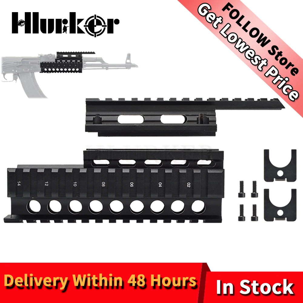 

Hlurker Quick Detach AK478 Gun Rail Scope Mount Base Picatinny Side Rail Mounting For Hunting Airsoft Rifle AK 47 AK 74