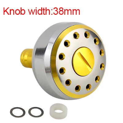gold silver EKfan 3000-5000 Серия высококачественный обработанный металлический рыболовный катушка ручки приманки литье Spining барабан, рыболовные снасти аксессуар - Цвет: gold silver