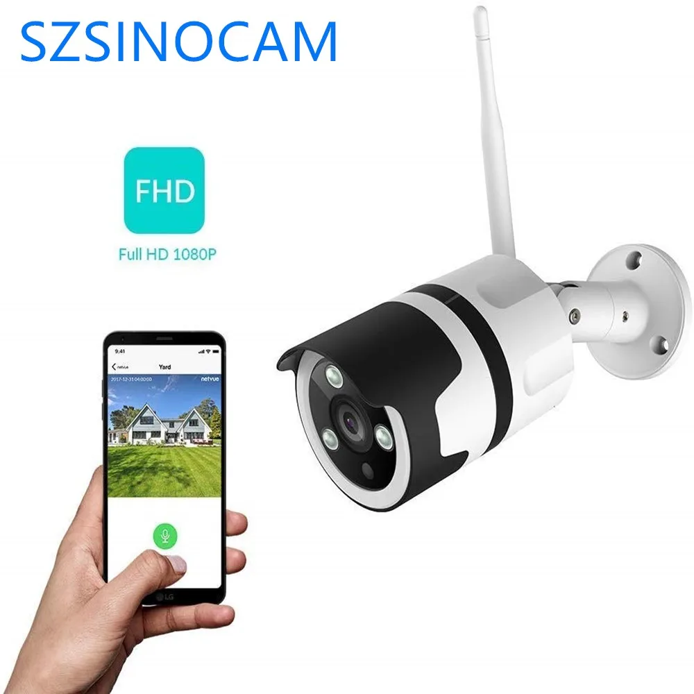 Веб камера 1080P HD ip безопасности 2MP ONVIF наружная водонепроницаемая IP66 CCTV P2P