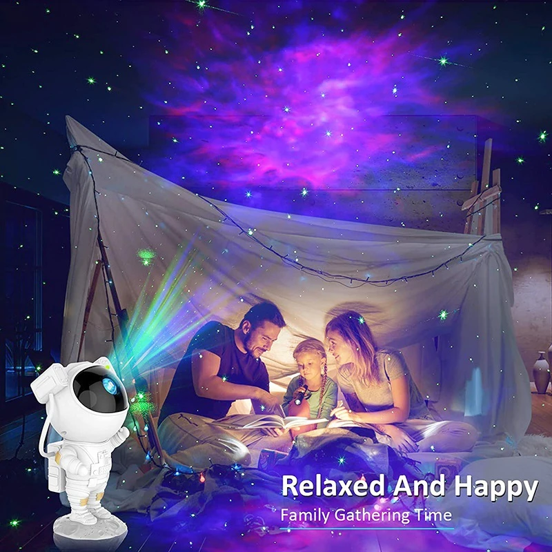 

Projection Night Light Astronaut Desktop Decoration Lights for Living Room Bedroom Bedside Decor Lamp Children's Gift Night Lamp