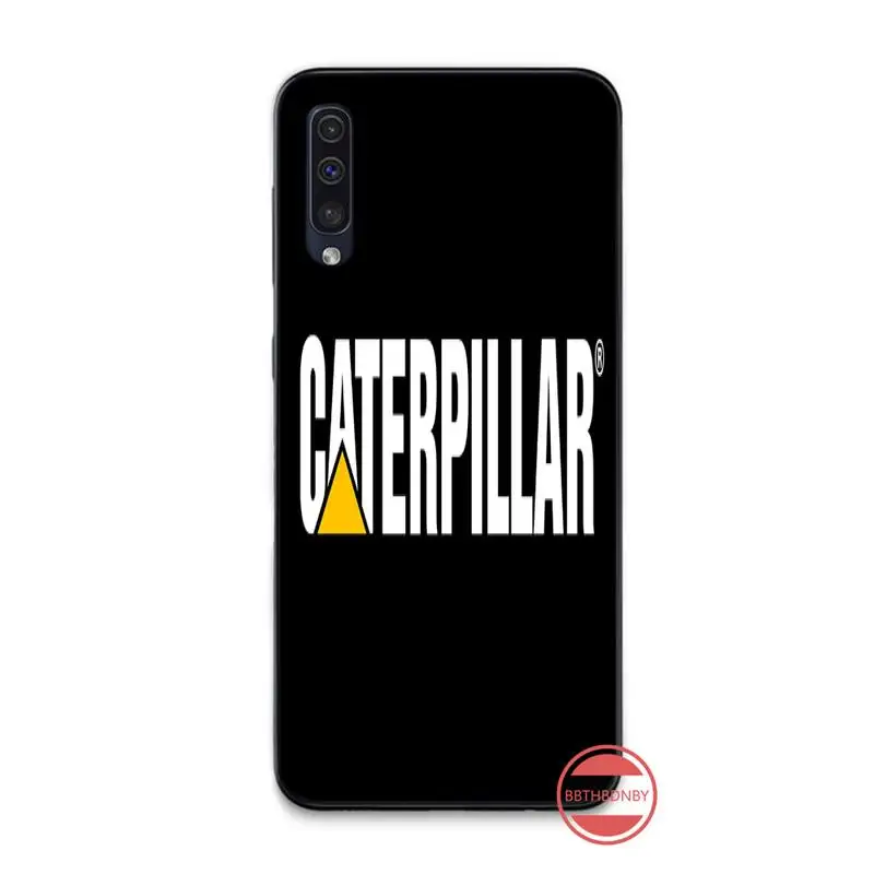Желтые чехлы с логотипом Caterpillar DOZER чехол для телефона Samsung A20 A30 30s A40 A7 2018 J2 J7 prime J4