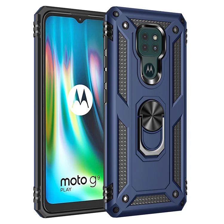 

Armor Rugged Shockproof Phone Case For Motorola G30 G9 E7 G100 G10 Edge S G Power Play Plus Stylus 2021Stand Protection Cover