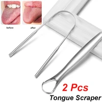 fashion toothbrushes bad breath care health tool tongue scraper cleaner oral hygiene dental cleaning stainless steel