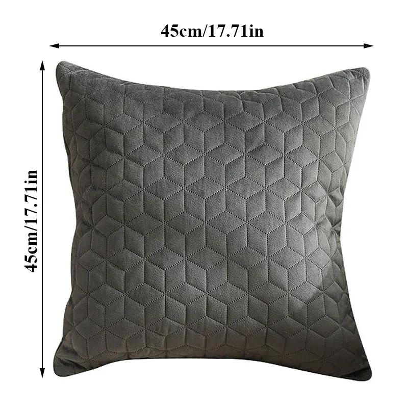 

Modern Pillow Case Luxury Vintage Sofa Cushion Cover Solid Color Pillowcase Velvet Pillow Cover Household Items Home Supplies