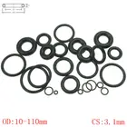 CS 3,1 мм OD10-110mm NBR резиновое уплотнительное кольцо, автомобильное уплотнительное кольцо, масляная уплотнительная прокладка