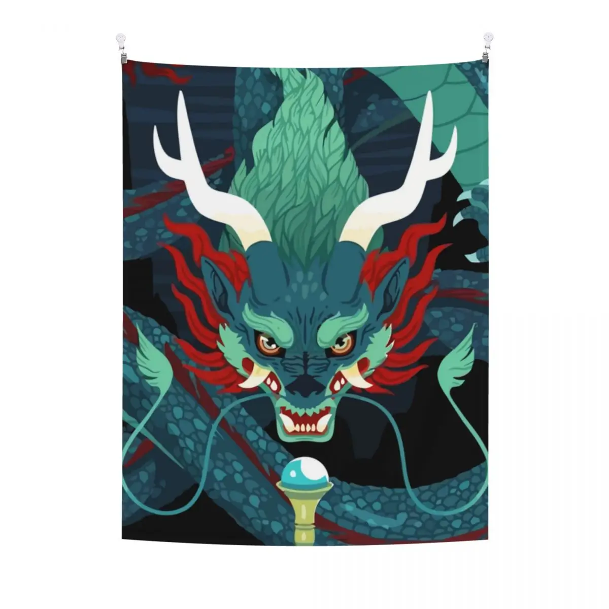 

Tapestry Large Occult Tapestries Blanket Japanese Room Decor Aesthetic Cats Decoration Kawaii Trendy Decorations Dragon