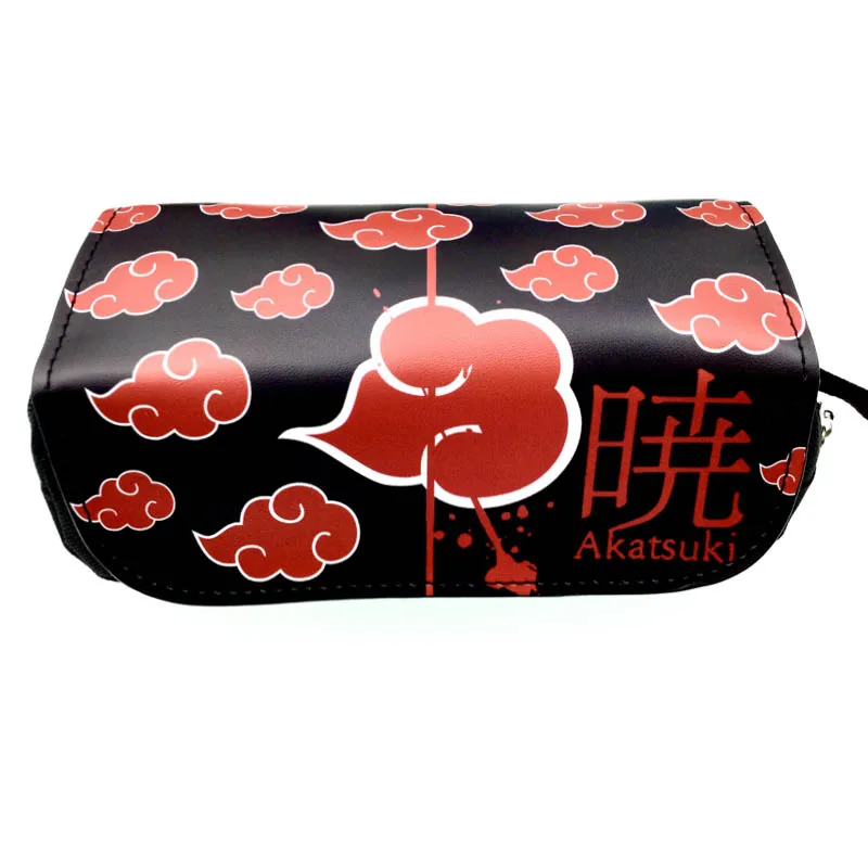 Школьный пенал с мультяшным аниме двухслойный Сумочка для ручек и карандашей