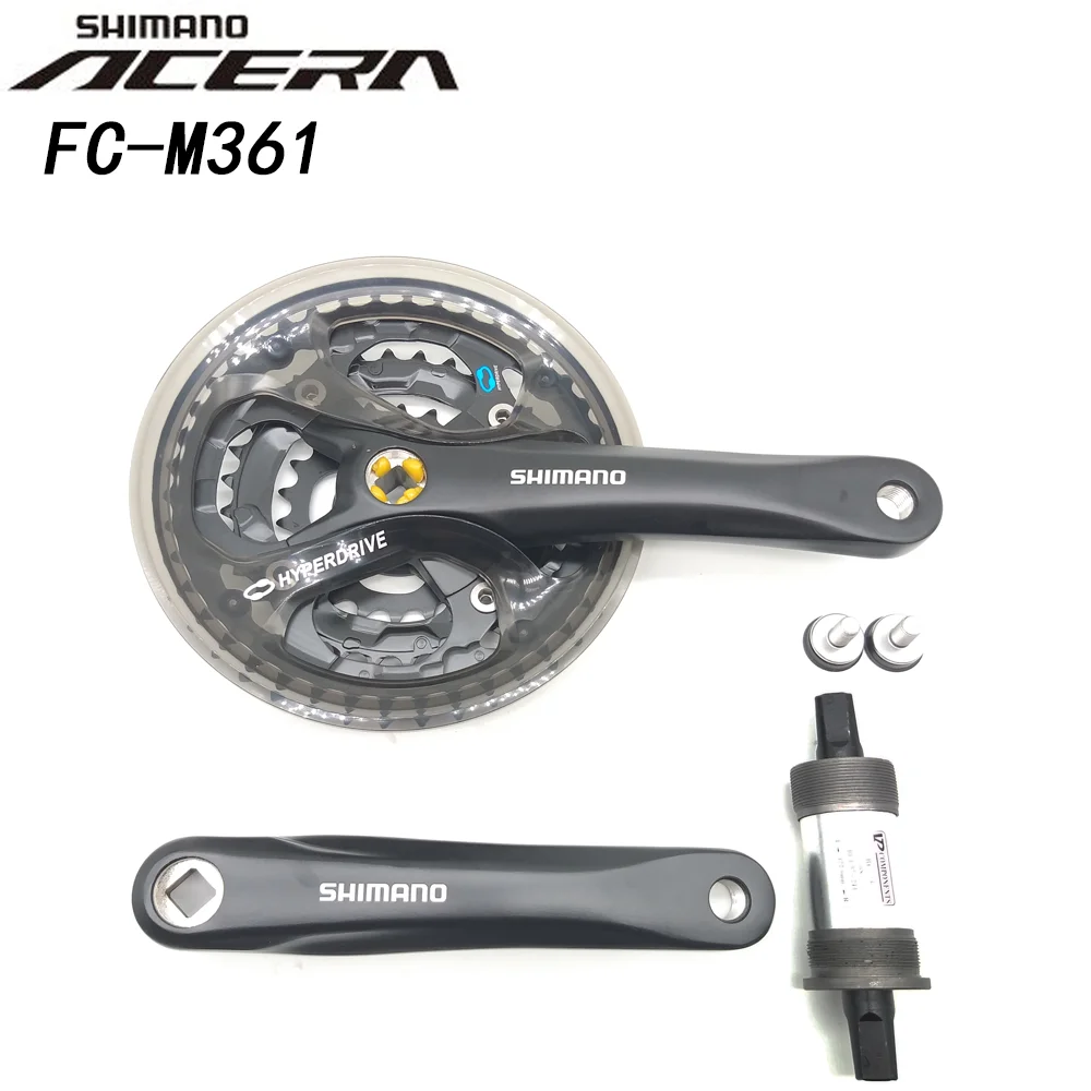 ACERA FC-M361 MTB шатун для горного велосипеда, 6, 7, 8, Скорость 3x8 24s рукоятки 42-32-22T 48-38-28T 48 т 42 170 мм 175 мм m360 m361 звездочка цепной передачи