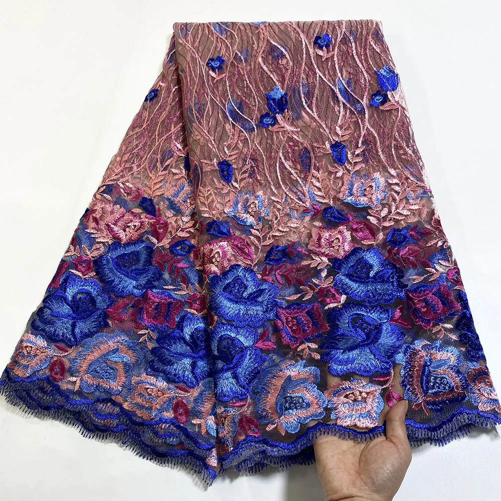 Красивое Африканское Сетчатое кружево африканская кружевная ткань 2021 новейшее
