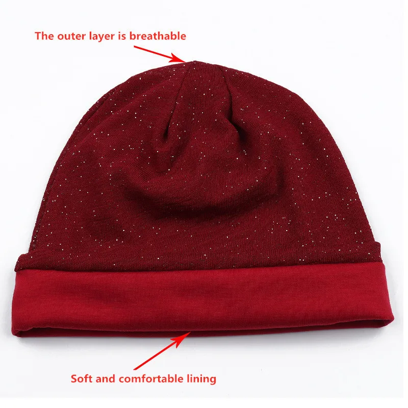 Осенняя тонкая Шапка бини зимние шапки для женщин модная женская шапочка с