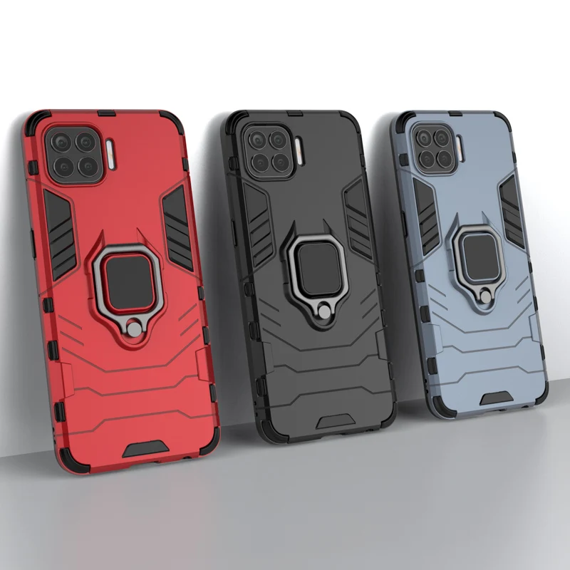 

Ring Holder Case For Realme 7i Case Realme C11 C15 C17 7 Pro Armor Case For Oppo Reno 4 SE Lite Pro A93 A73 F17 Realme 7 i Cover