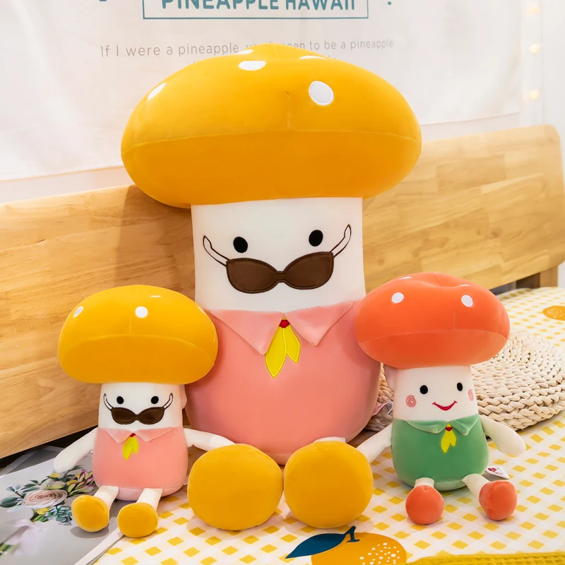 Плюшевые игрушки куклы мультфильм mushroom family сказочная история друг спальный