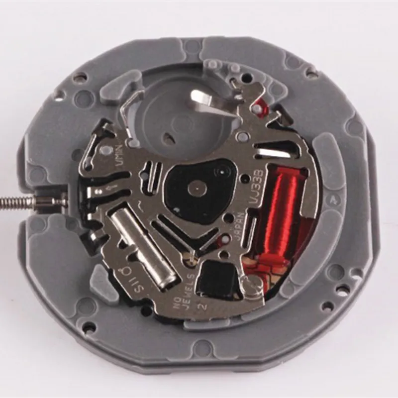 Watch movement accessories new Japanese VJ33B three pin double calendar window quartz without battery | Наручные часы