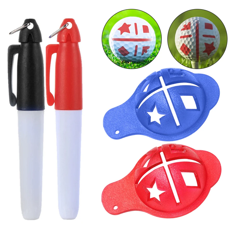 

Golf Ball Liner Markers Pen Drawing Alignment Marks Golf Training Accessories for Outdoor Exercise Sport Ornaments