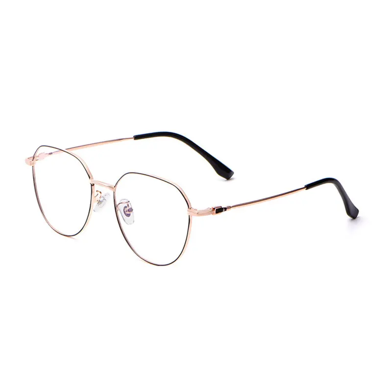 

Pure Titanium Frame Glasses Unisex Full Rim Spectacles Around Eyeglasses Anti Blue Ray Eyewear Hot Selling Spring Hinges