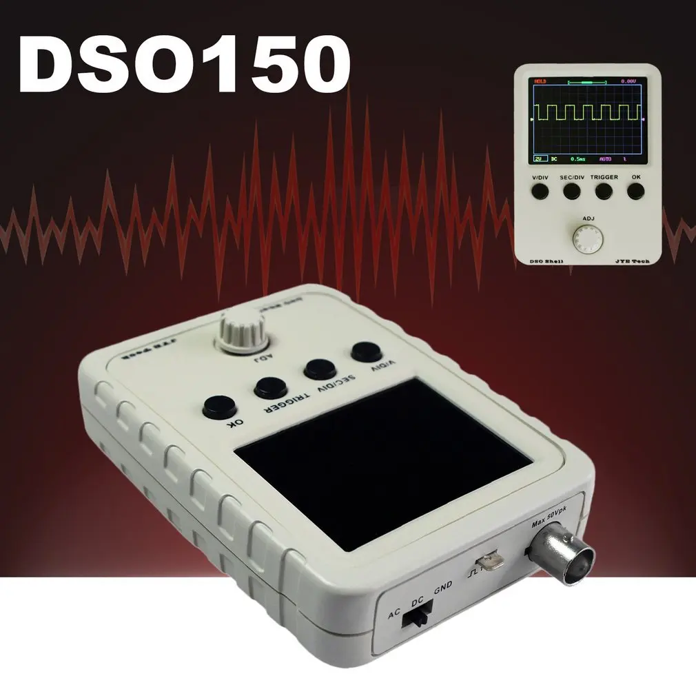 

DSO150 Digital Oscilloscope Osciloscopio Hantek Ociloscopio Osiloscopio Logic Analyzer Oszilloskop DIY Teaching Kit