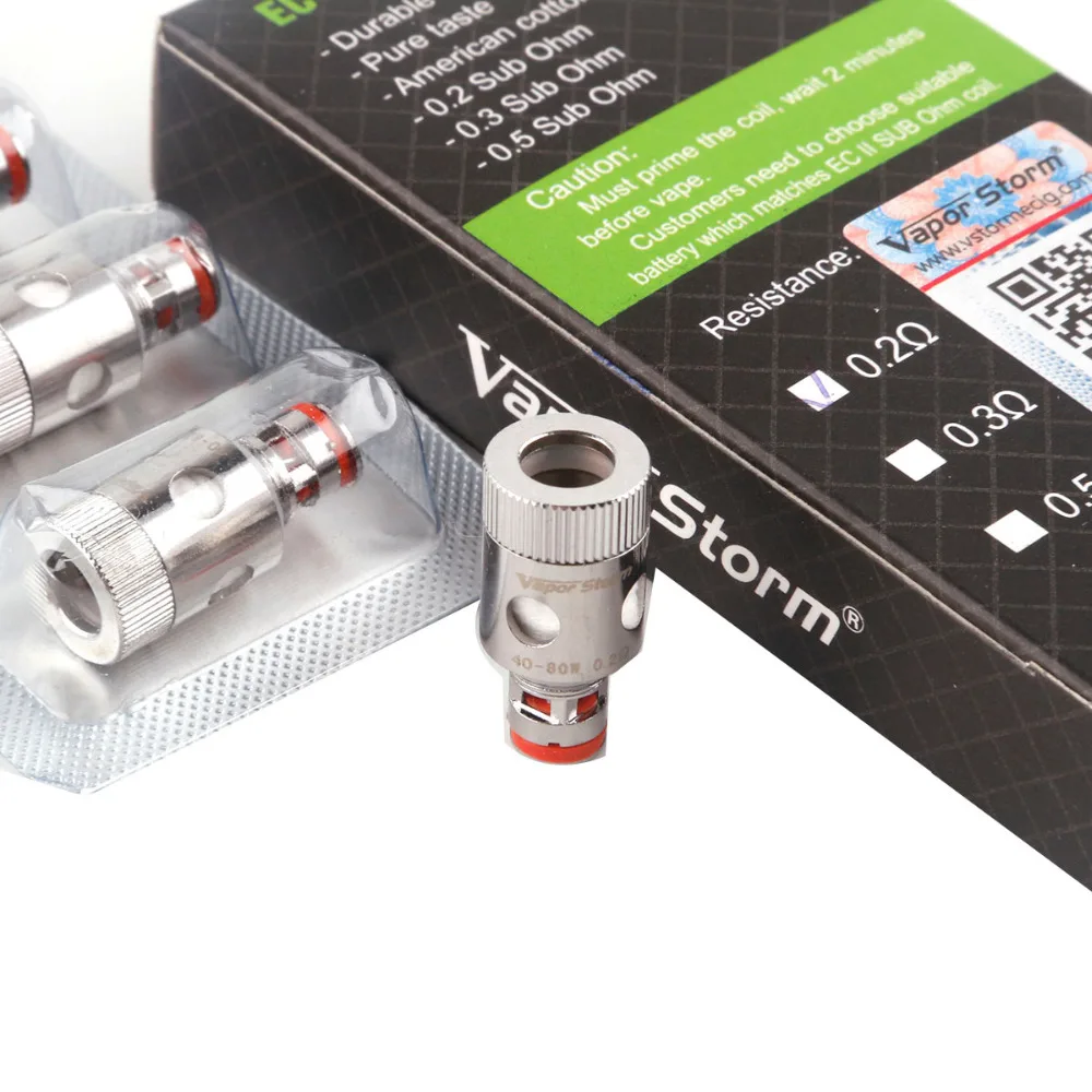 10 шт./лот Vapor Storm EC II катушка для бака подходит II/бак атомайзер электронная