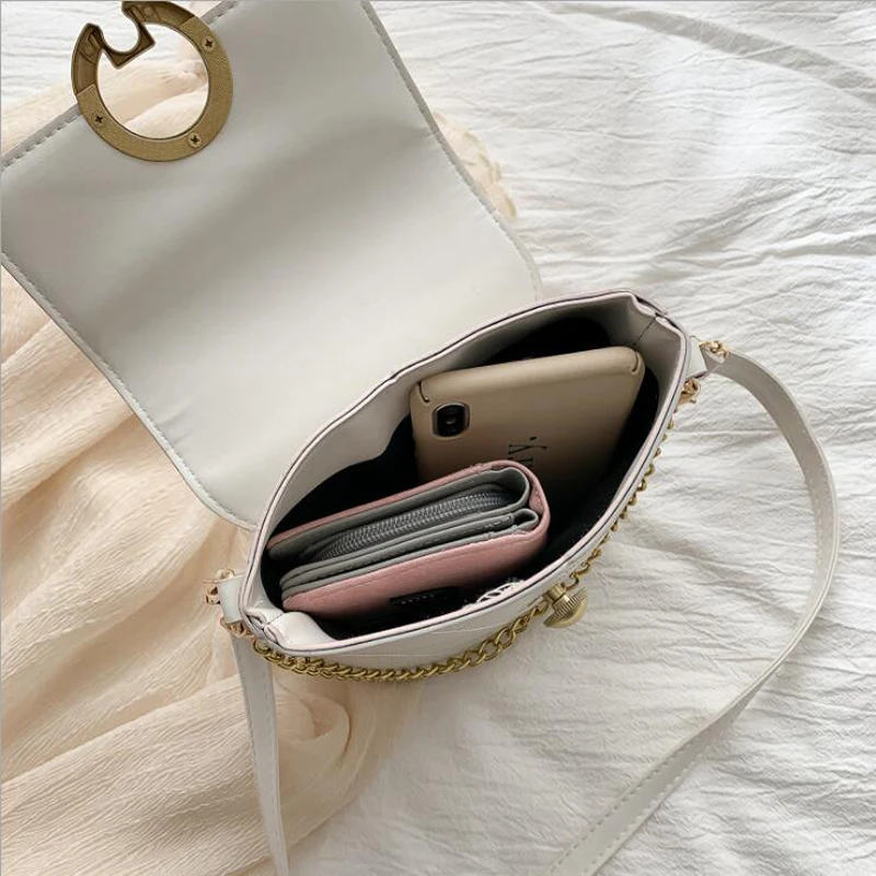 Роскошные дизайнерские сумки через плечо для женщин мессенджеры на цепочке