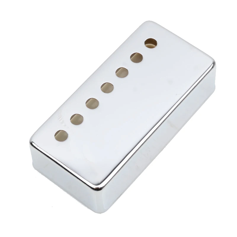 Mini Style Brass 6 String Guitar Humbucker Pickup Cover / Pole 68*29mm Spacing 50/52mm Black-Golden-Chrome | Спорт и развлечения