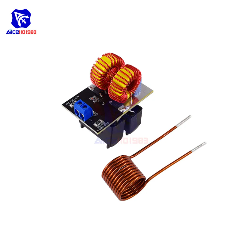 Низковольтный нагревательный блок питания diymore DC 5 12 В Mini ZVS индукционная